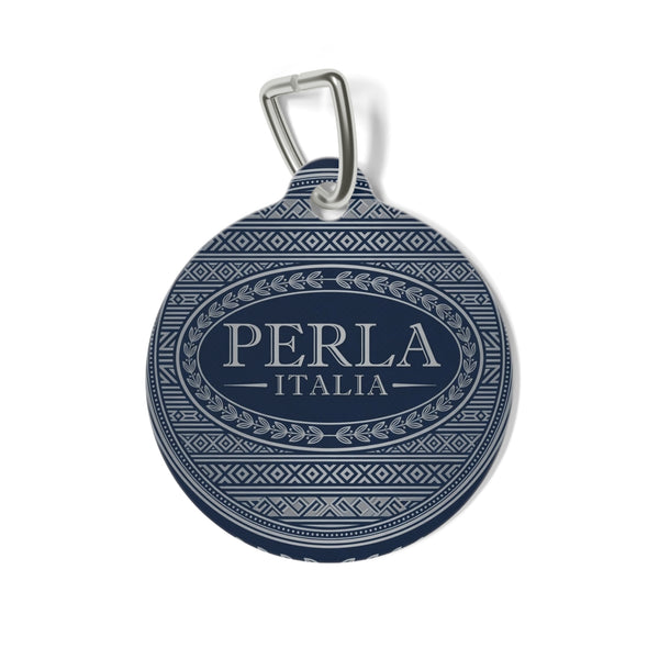 Medaglietta per cane in metallo “Stemma” — Perla Italia