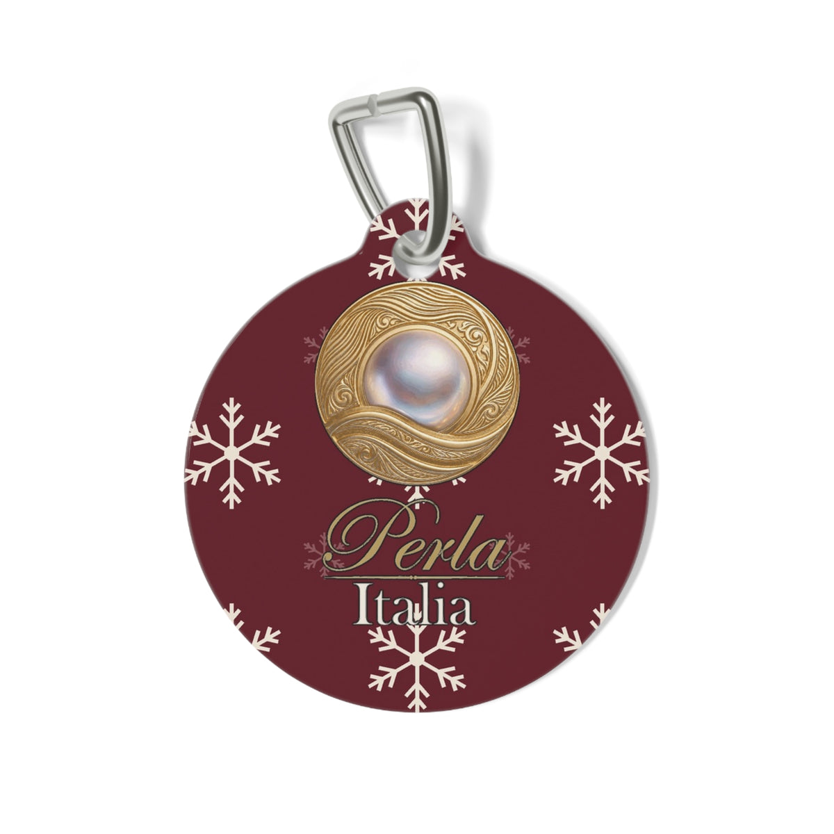 Pet Tag “Snowflakes”