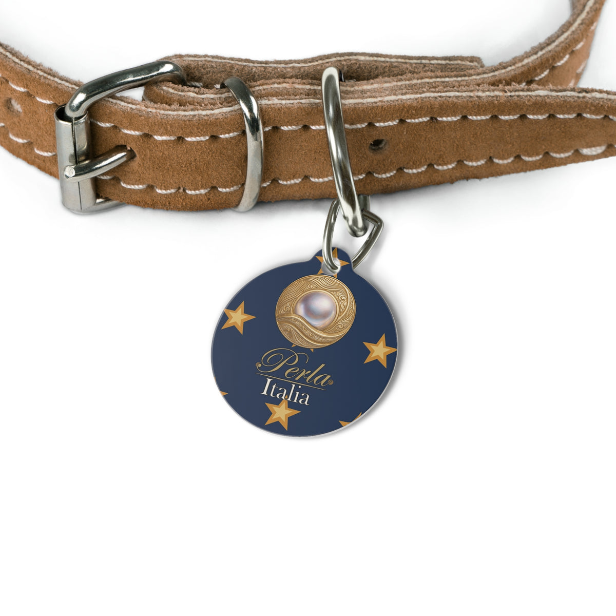 Pet Tag “Golden Stars”