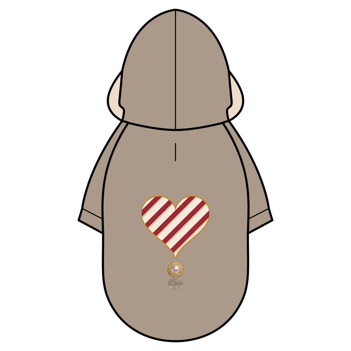 Giacchetto Parka “Righe di zucchero”