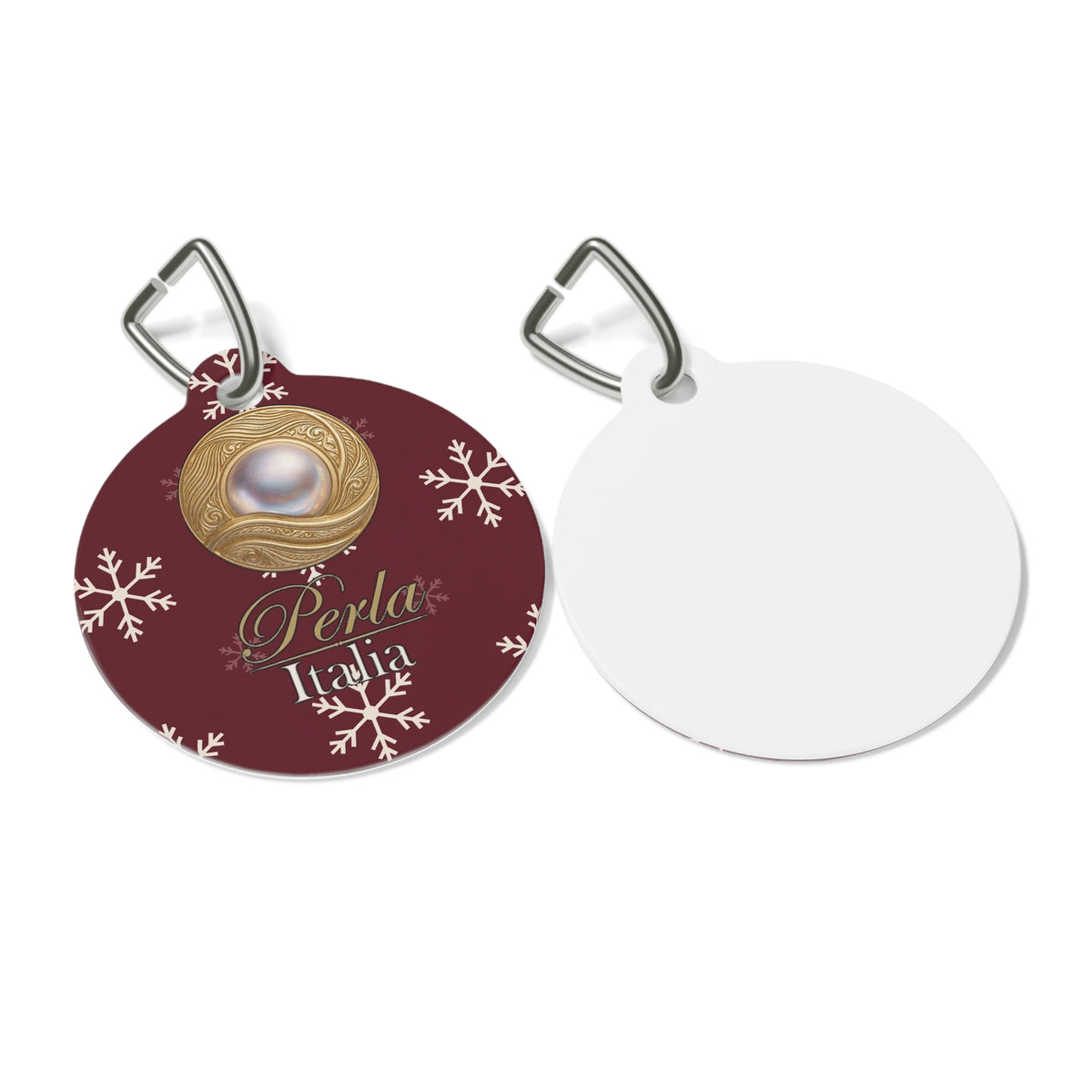 Pet Tag “Snowflakes”