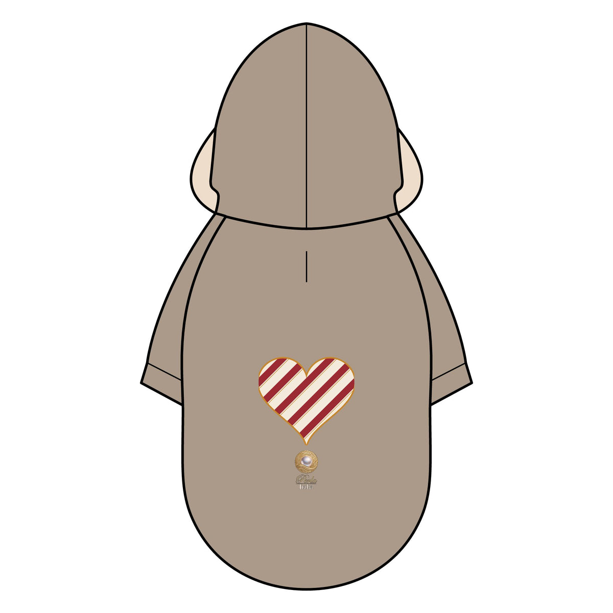 Giacchetto Parka “Righe di zucchero”