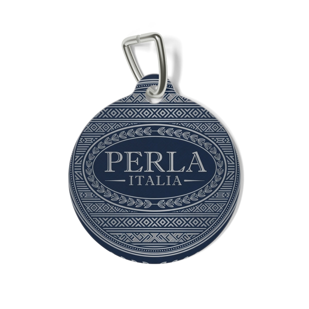 Medaglietta per cane in metallo “Stemma” — Perla Italia