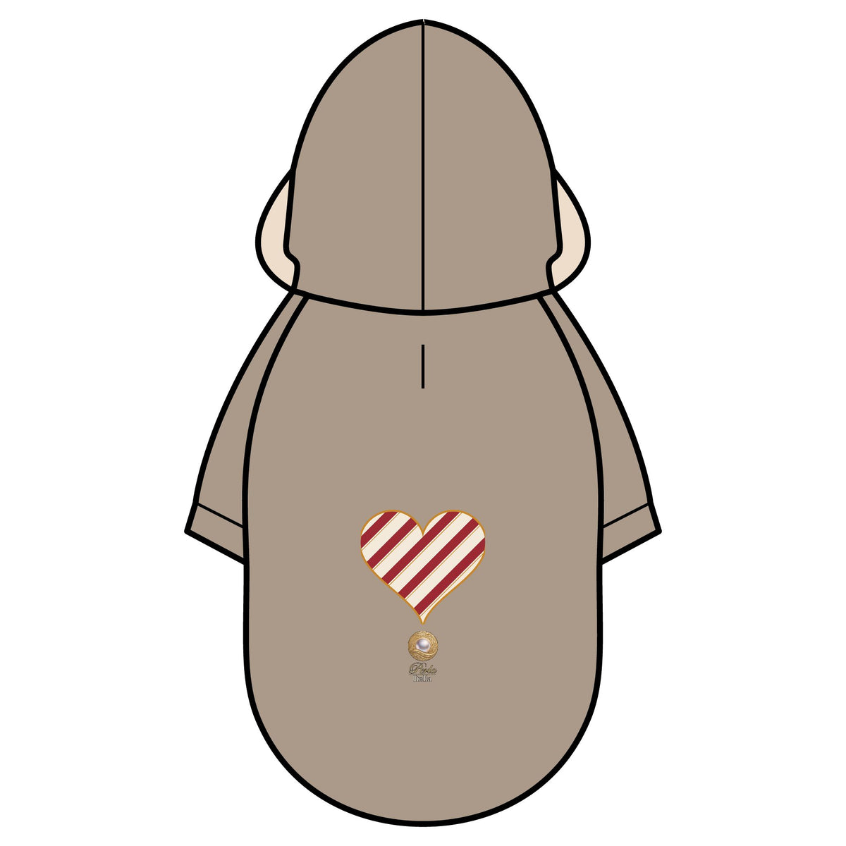Giacchetto Parka “Righe di zucchero”
