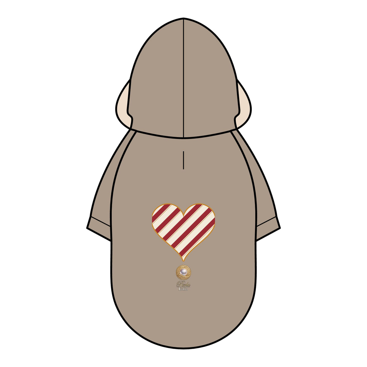 Giacchetto Parka “Righe di zucchero”