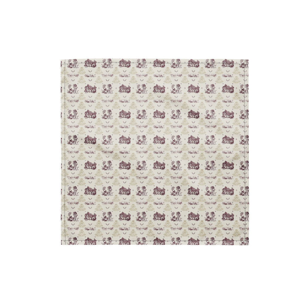 Bandana "Toile Bordeaux" — Perla Italia