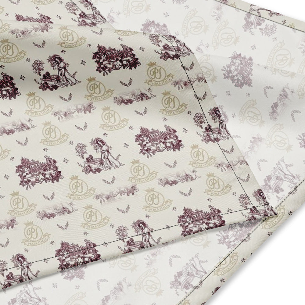 Bandana "Toile Bordeaux" — Perla Italia