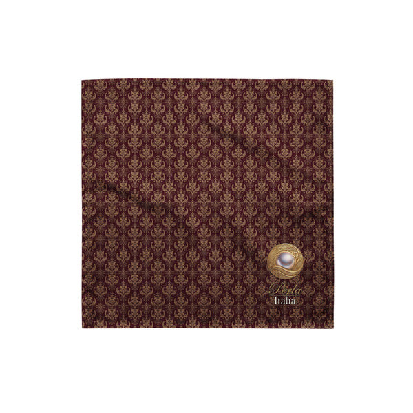 Bandana "Damasco Bordeaux" — Perla Italia