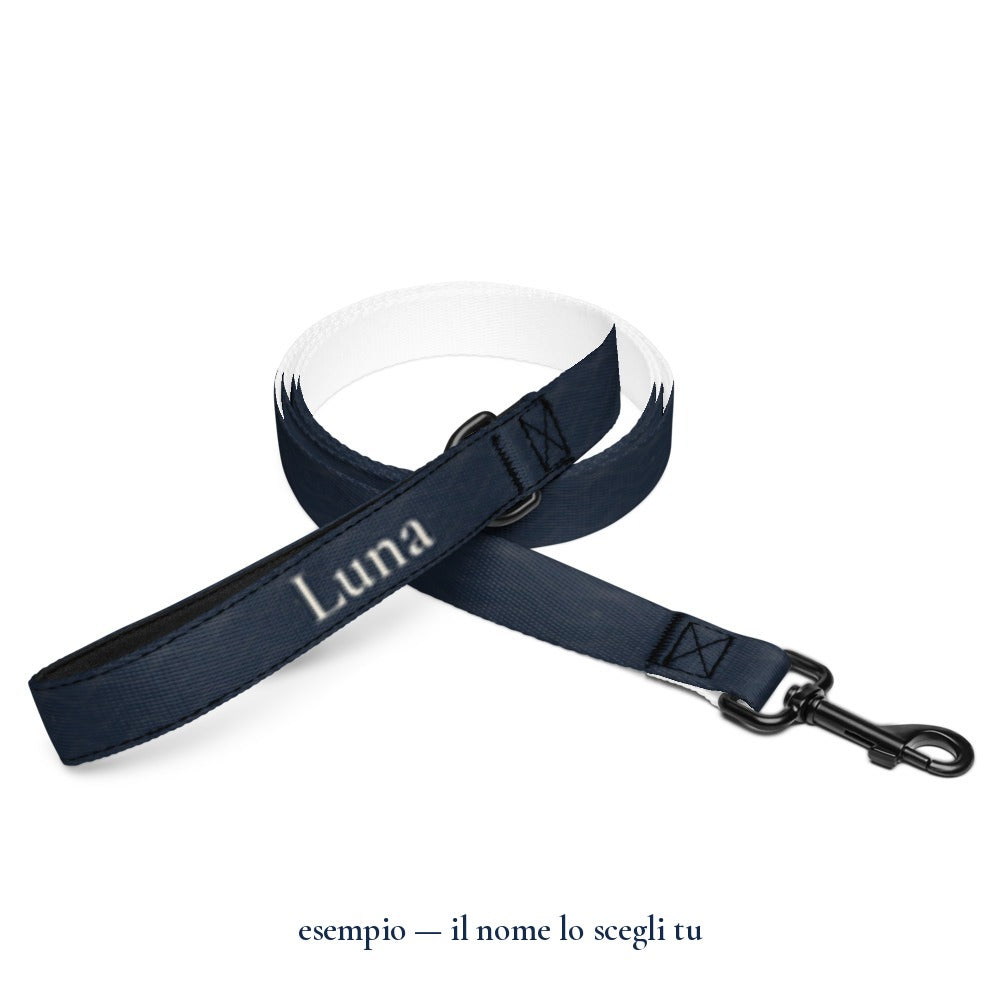 Guinzaglio "Onda": esempio con il nome Luna — Perla Italia