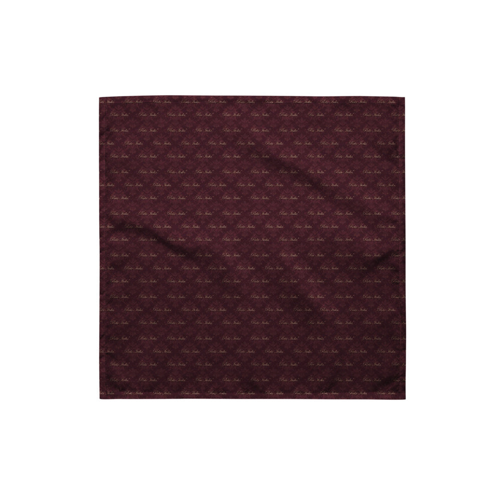 Bandana "Firma Bordeaux" — Perla Italia