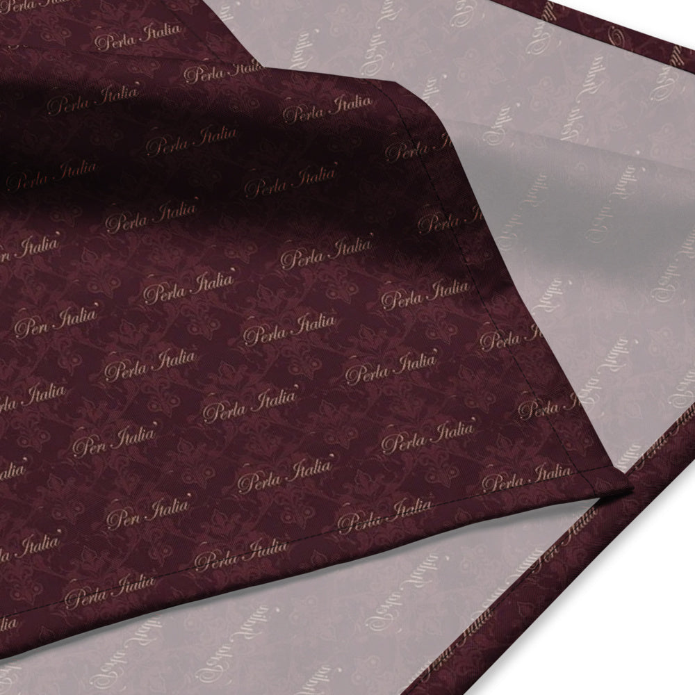 Bandana "Firma Bordeaux" — Perla Italia