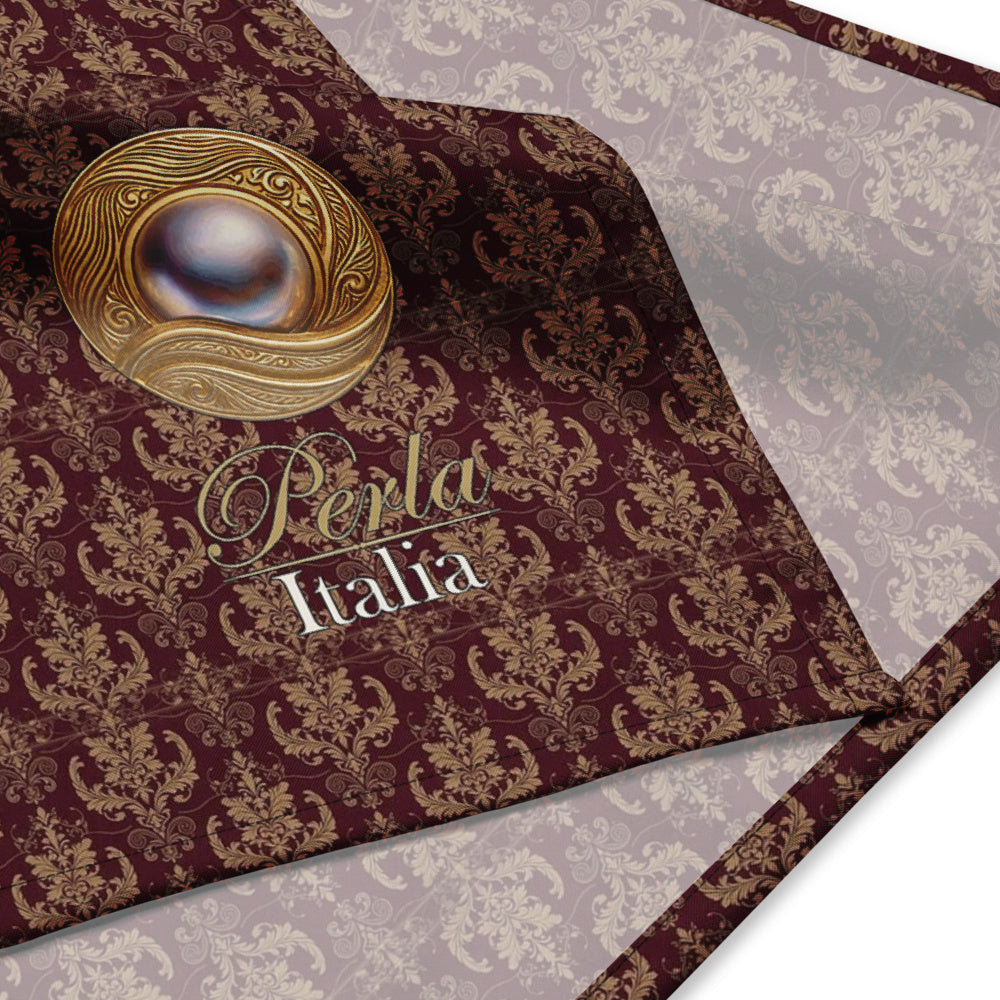 Bandana "Damasco Bordeaux" — Perla Italia